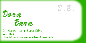 dora bara business card